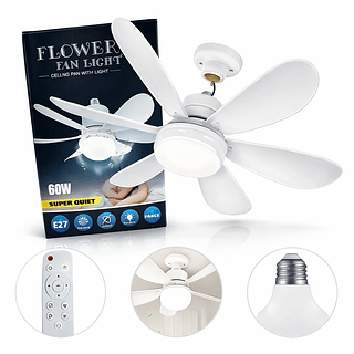 Ventilador de Bocal 60w com 6 pás 16.5" VARIADOS (BRANCO)