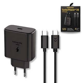 Carregador Samsung Turbo Power 30W Usb-c Tipo-c