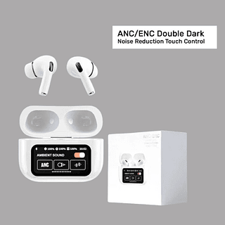 Fone de Ouvido com smart display toutch ANC/ENC