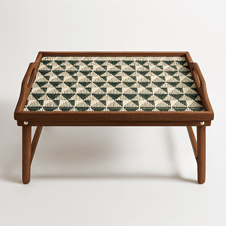 Bandeja de Serviço Bamboo com Pés Dobráveis (VARIADOS)