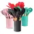 Kit de Utensílios de silicone para cozinha cor misto （1D-1）
