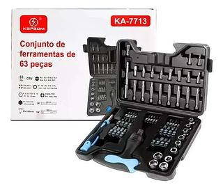 Conjunto de ferramentas 63 peças
