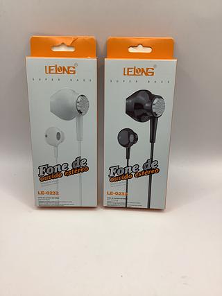 Fone com fio sem borracha LELONG (1M-1)