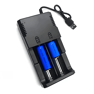 Carregador de pilha com entrada USB DC:5-8V 2A/3A