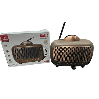 Radio portátil modelinho retro (Coméia)