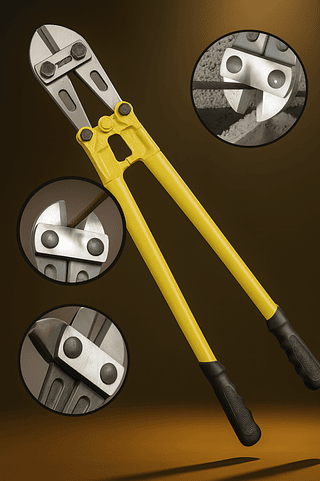 Tesoura Corta Vergalhão Aço Profissional 18"