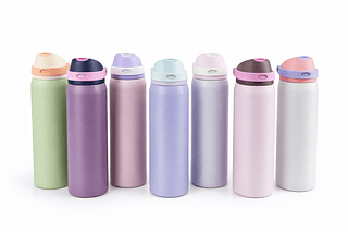 Garrafa Térmica 1000ml Isolamento a vácuo com Alça (CORES VARIADAS)