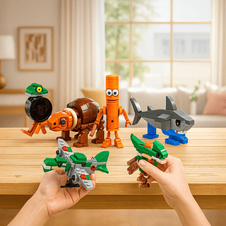 Blocos de Montar Brainrot Tralalerotralala (VARIADOS)