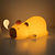 Luminária Capivara Dormindo Sensor de Toque USB Recarregável