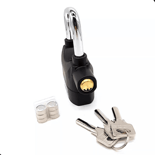 Cadeado Antefurto com Alarme/ Resistente a chuva