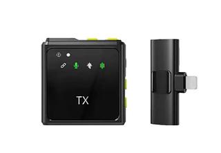 Microfone Lapela sem fio entrada para IPHONE (1 MICROFONE)