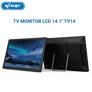 Tv Portátil Digital 14 Polegadas Led Hd Usb Hdmi Sd Monitor - KNUP