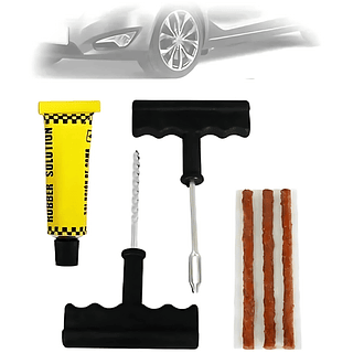 Kit 6 peças para Reparo e Remendo de PNEU