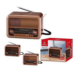 Mini Radio Portatil FM-USB-TF