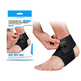 Tornozeleira de compressão ortopédica