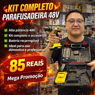 Mega Promoção De Kit Parafusadeira