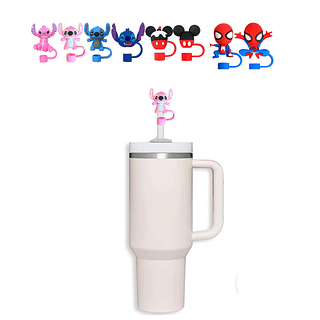 Tampa protetora para canudo de garrafa somente HOMEM ARANHA