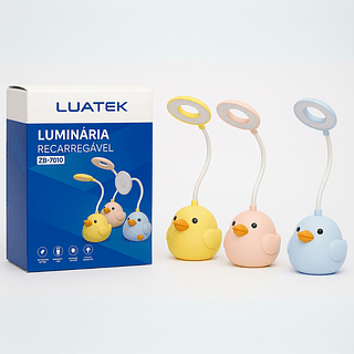 Luminária de Patinho recarregável