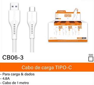 Cabo TURBO 4.8A 1m tipo-c