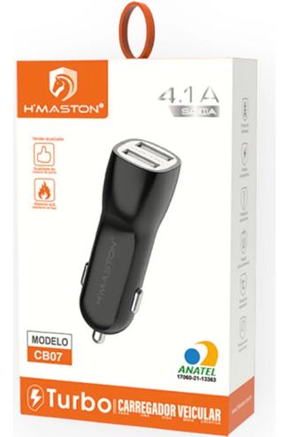 Carregador de carro 2usb 4.1A TURBO