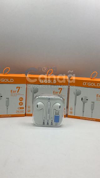 Fone De Ouvido com fio IOS A'GOLD