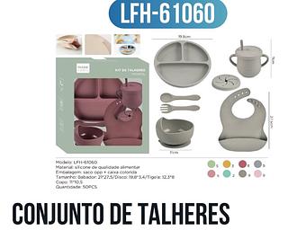 Kit de papinha para bebes infantil com 7unidades