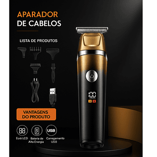 Maquina De Corte De Cabelo Profissional 5W