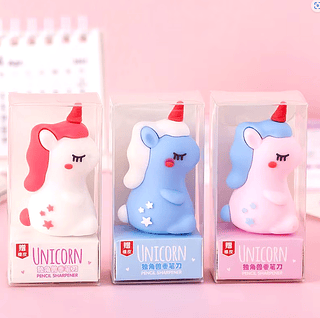 Apontador de UNICORNIO colorido