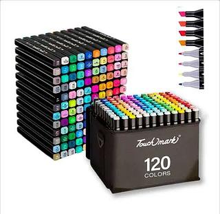 Kit Canetinha Ponta Dupla 120 CORES