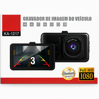 Gravador de Imagem para Veículo com Suporte