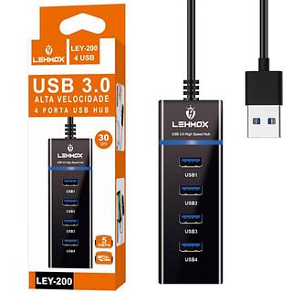 Hub usb 3.0 4 portas 30cm