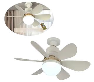 Luminaria com ventilador led 40w com controle bivolte