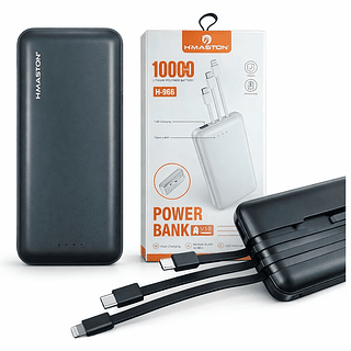 Power Bank Carregador Portátil 10.000mah Hmaston Universal