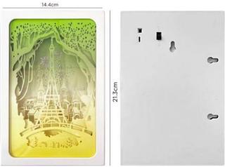 Luminária e quadro 3D USB