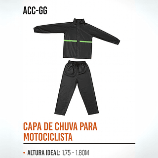 Capa De Chuva Roupa Para Motoqueiros Ciclistas Impermeável