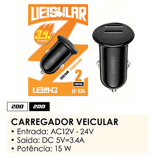 Fonte veicular 15w Lelong