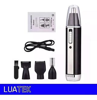 Barbeador e Cortador de Cabelo Luatek LMF-1109 Preto Multigroomer Sem Fio