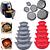 Kit 6 Formas Silicone Para Air Fryer Reutilizável Com Alça (CORES VARIADAS)