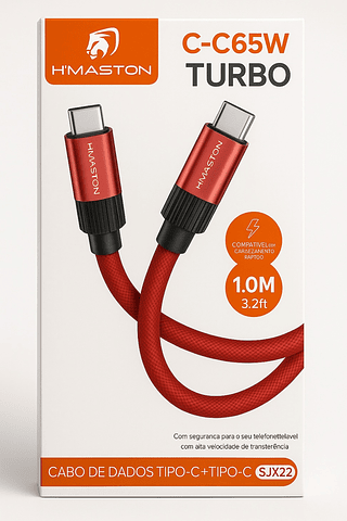Cabo tipo c tipo c 65W