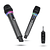 Microfone Profissional sem fio Led