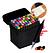 Kit Canetinha Ponta Dupla 60 CORES