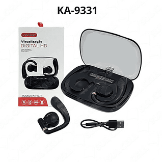 Fone com condução ossea digital HD