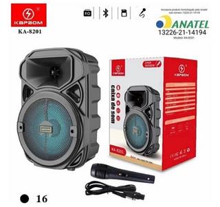 Caixa de Som KAPBOM Retro FM/USB/TF/MIC