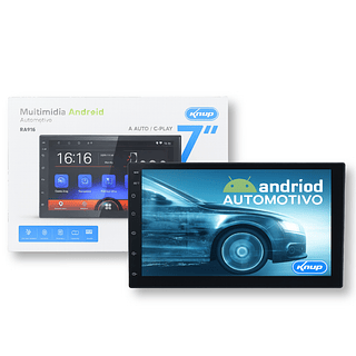 Central Multimidia Knup 7'' Android 13 Carplay 2/64gb