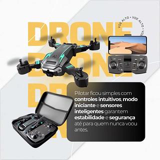Drone HSRC S6 Profissional com Câmera Dupla 4K e Desvio de Obstáculos