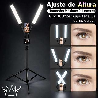 Ring Light Luminária Led Braço Duplo
