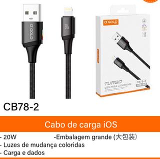 Cabo turbo 20w com led IOS