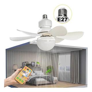 Ventilador De Teto C/ Lâmpada P/ Bucal 30W COM CONTROLE 42CM BIVOLTE