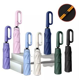 Guarda-chuva Automático Proteção Solar UV Dobrável Anel de Fivela Pendurável