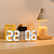 Relógio De Parede/Mesa Digital LED 3D Design Moderno Luz Noturna